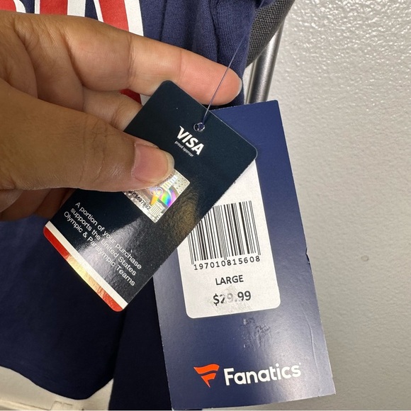 Fanatics | Navy and Red Tank Top - Picture 2 of 7